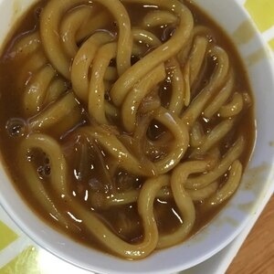 残ったカレーでカレーうどん